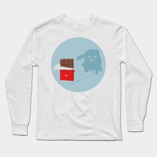 Nasty cheeky choc Long Sleeve T-Shirt